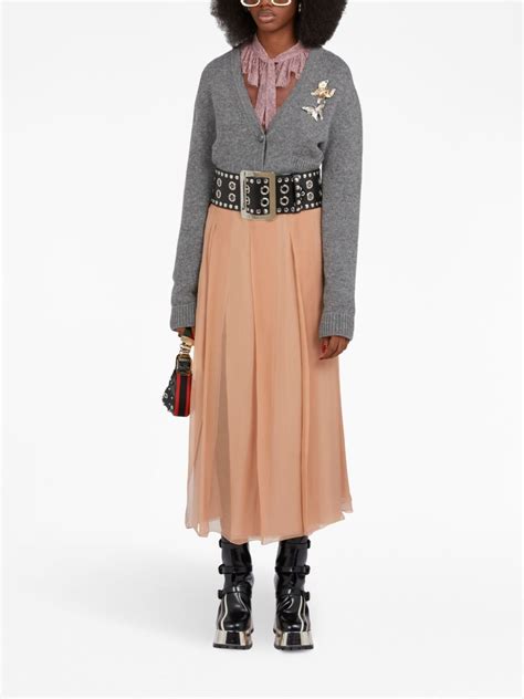 gucci skirts women|Gucci maxi skirt.